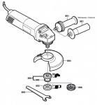 Bosch 0 601 800 032 GWS 7-115 Angle Grinder Spare Parts